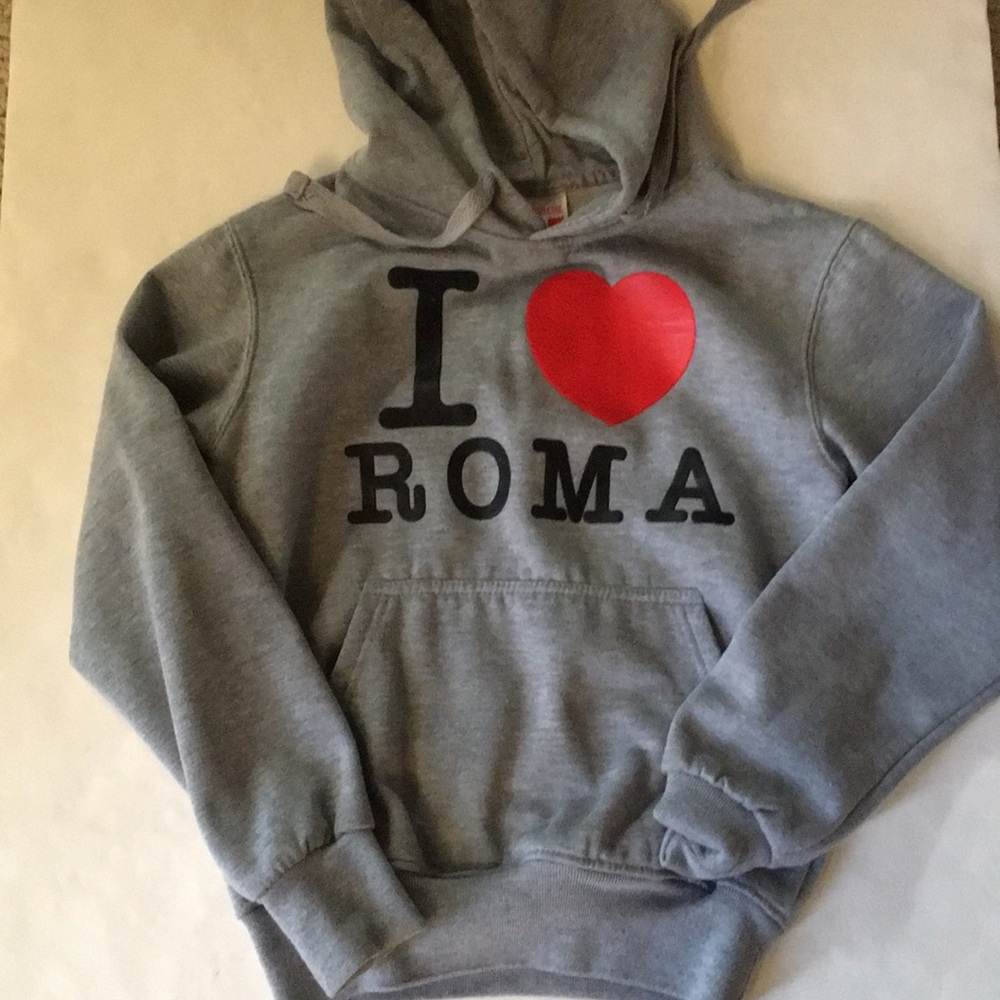 Sweatshirt hoodie I Love Rome